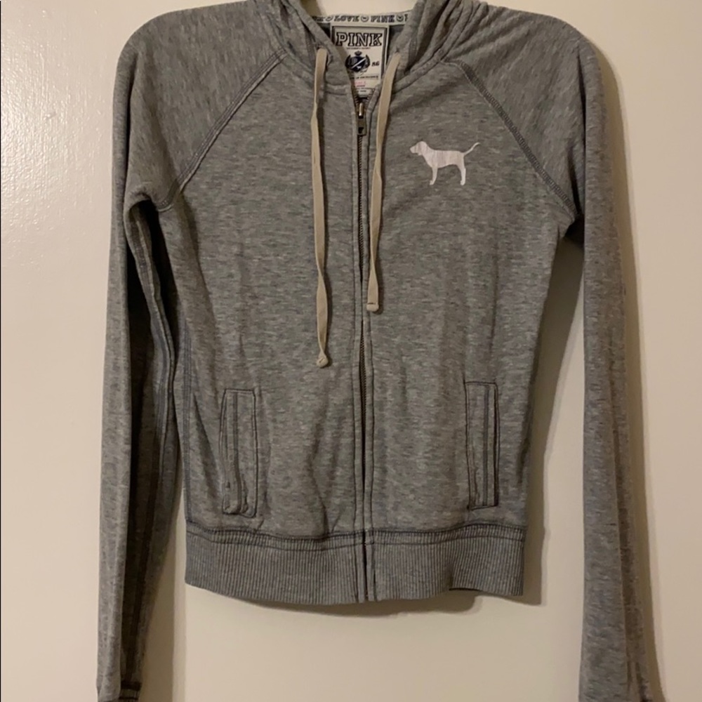 Victoria secret zip up sweater